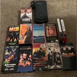 Various VHS tapes
